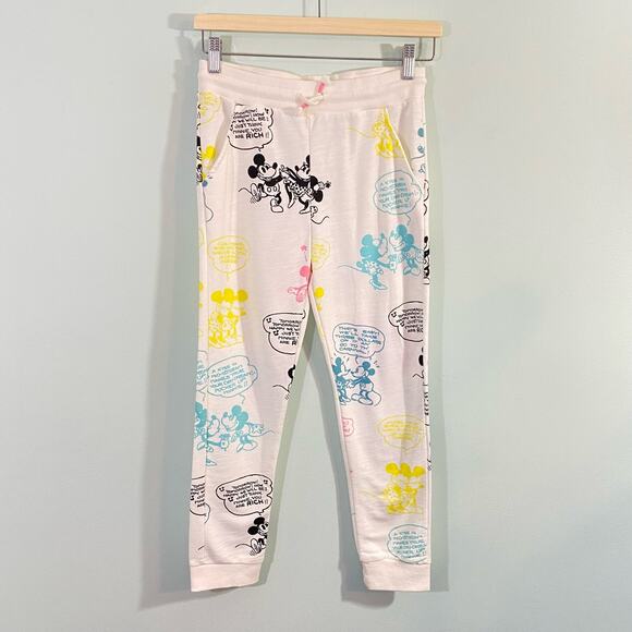 Zara X Disney Girl's Multicolor Mickey Mouse Comic Lounge Jogger Size 11/12 - Picture 1 of 8